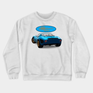 Alfa Romeo 33 stradale Blue Back Crewneck Sweatshirt